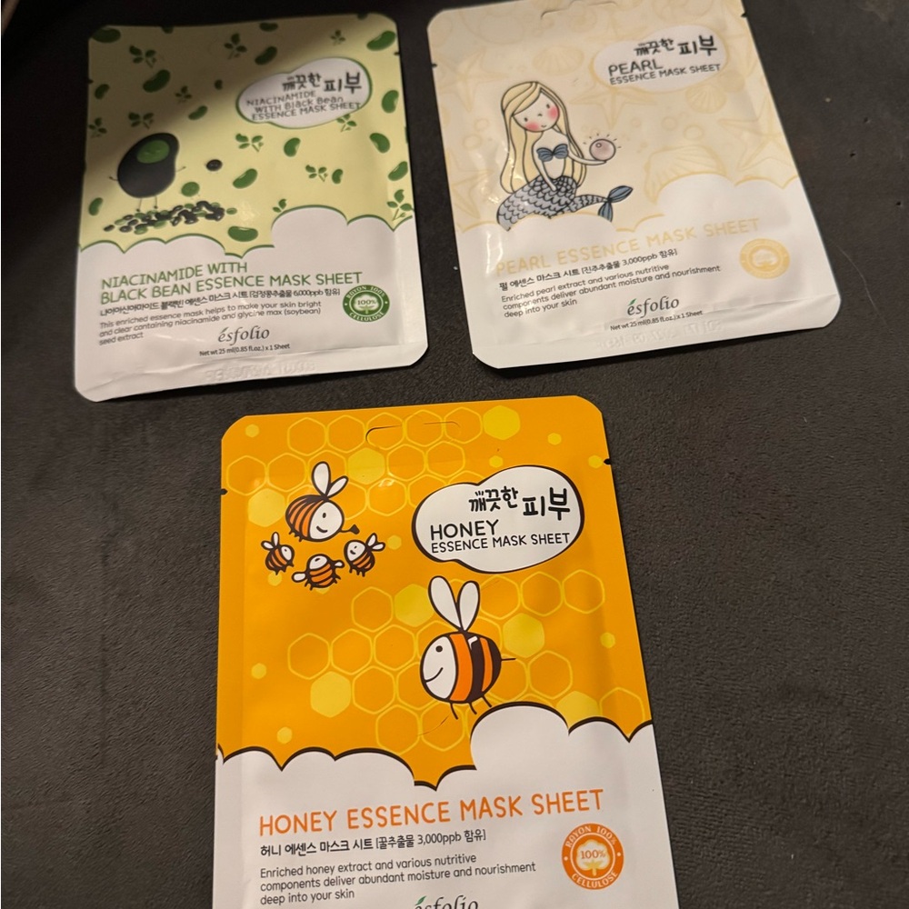 Esfolio Honey Essence Mask Sheet - Orange